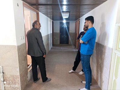 بازدیدسرزده سرپرست محترم دانشکده کشاورزی  سنقراز وضعیت خوابگاه پسران وسلف دانشکده