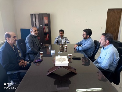 بازدیدمسئولین دفتر فنی دانشگاه رازی از دانشکده کشاورزی سنقر