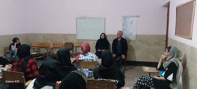 بازدید معاون آموزشی و اجرایی دانشکده از خوابگاه خواهران در جهت حل برخی مشکلات