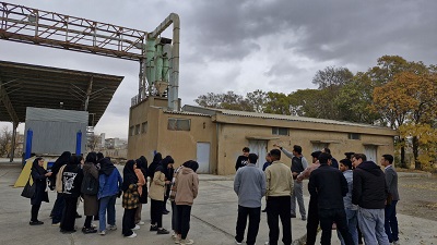 بازدید علمی به همت انجمن علمی از سیلوگندم درشهرستان سنقرکلیایی