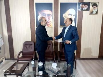 دیداردکترجوادی کیا سرپرست محترم دانشکده کشاورزی با دکتر سعیدی رئیس محترم دانشگاه پیام نوراستان کرمانشاه
