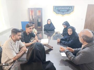 جلسه سرپرست محترم دانشکده کشاورزی دکترجوادی کیا ومعاون ایشان سرکارخانم دکترعقیلی با اعضاء شورای صنفی دانشجویان