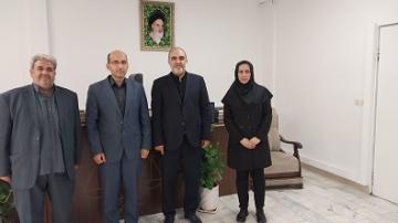 دیدارسرپرست محترم دانشکده کشاورزی سنقر با رئیس دادگستری شهرستان سنقروکلیایی جناب آقای دکتر تاری وردی
